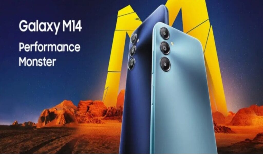 Samsung Galaxy M14 5G – Long Battery Mobile in 10000 to 15000
